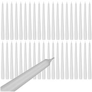ISO Table candle set, taper, white, 40 pcs - Candle Set