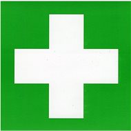 Medical cross for first aid kit 8 × 8 cm - sticker - Self-Adhesive Sticker