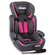 Kiduku Autosedačka 9-36 kg šedá/růžová - Car Seat