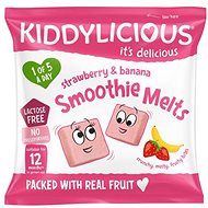 KIDDYLICIOUS Strawberry and banana fruit pads 6 g - Crisps for Kids