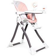 ECOTOYS Dining chair with teddy bear, pink - High Chair