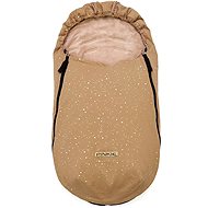 Pinkie Fusak Shine Gold Camel - lightweight - Stroller Footmuff