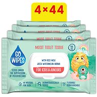 GoWipes gyerekeknek és junioroknak 4×44 darab (176 darab) - Nedves wc papír