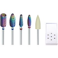 PROMED Set of nail cutters Rainbow No. 198003 - Nail Drill Bit Set