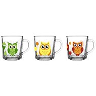 DuraHome Mug chiffon 200 ml, owls 3 pcs - Mug