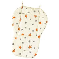 Kids world Universal stroller insert Beige with stars - Stroller liner