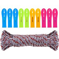 Vergionic 7962 Šňůra na prádlo 10 m + kolíčky 10 ks - Clothes Line