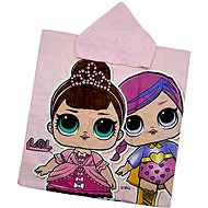 L. O. L. Surprise Poncho light pink 50 × 115 cm - Children's Bath Towel