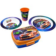 Excellent Kids dining set + snack box Racing car - Children's Dining Set
