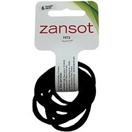 Zansot Elastic hair elastics small, fine fabric, 6 pcs, black -  Hair Ties
