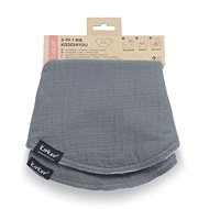 KipKep Bib 3 in 1 Grey 2 pcs - Bib