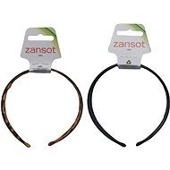 ZANSOT Plastic hairband 1,5 cm glossy black + turtle - Hairband