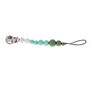 Biberschatz Soother Holder White Magnolia - Dummy Clip