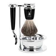 Mühle Rytmo Black Pure Badger Mach3 4-piece - Gift Set