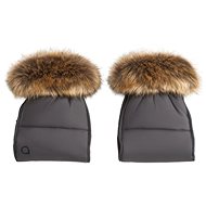 ANEX Mittens 2 vs 1 Dark grey - Stroller Hand Muff