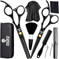 MDS Kadeřnická sada Barber černá 11 ks - Hairdressing Set