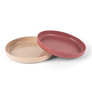 Dantoy Tiny Bio Plates Nude / Red 2 pcs 0 m+ - Children's Plate