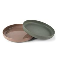 Dantoy Tiny Bio plates Olive / Mocca 2 pcs 0 m+ - Children's Plate