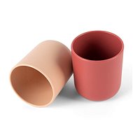 Dantoy Tiny Bio Cups Nude/Red 2 pcs 0 m+ - Baby cup
