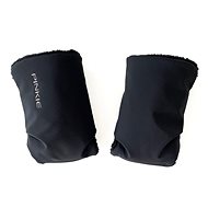 Pinkie Softshell Gloves for Stroller Black - Pushchair Gloves