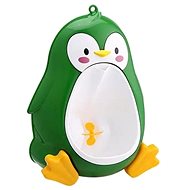 AFF Children's urinal penguin, green and white - Potty