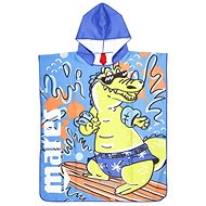 Mares Poncho for children, Blue - Children's Bath Towel