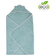 Bo Jungle Towel Eco Blue Bear - Children's Bath Towel