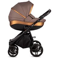 Bo Jungle Combination Stroller B-STROLLY Brown Goldy Shades - Baby Buggy