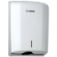 LOSDI Paper towel dispenser ZZ, white, ABS plastic - Hand Towel Dispenser