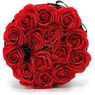 Sortland Premium Soap Rose Blossom Gift Set14 pcs, round box, red - Cosmetic Gift Set