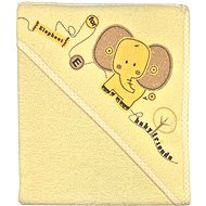 Marini Printed thermo bag 80 × 80 cm, yellow - Children's Bath Towel