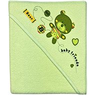 Marini Printed thermo bag 80 × 80 cm, green - Children's Bath Towel