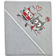 Marini Printed thermo bag 80 × 80 cm, grey - Children's Bath Towel