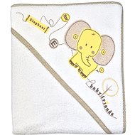 Marini Printed thermo bag 80 × 80 cm, white - Children's Bath Towel