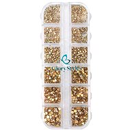 GloryStyles Set of nail stones 06 - champagne gold - Nail Decoration