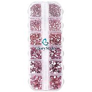 GloryStyles Set of nail stones 05 - light rose - Nail Decoration