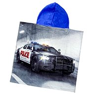FOR KIDS Children's poncho 50 × 100 cm - Police car - Children's Bath Towel