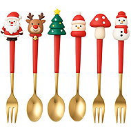 eCa LYZ5 Christmas set of spoons and forks 6 pcs - Children's Kit
