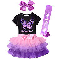 Baby Smile Birthday set size 104 - Butterfly - Ensemble