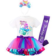 BABY SMILE Birthday set size 104 - Mermaid - Clothes Set