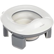 Kruzzel 25510 Foldable potty 2 in 1, grey and white - Potty
