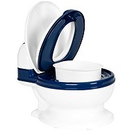 EcoToys HA-P05 Potty with removable toilet seat insert, closable, dark blue - Children's toilet training seat