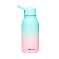Neon Kactus Dětská tritanová láhev, 340 ml, tyrkysovo-růžová - Children's Water Bottle