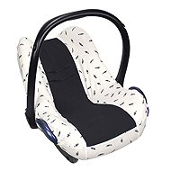 Dooky Car Seat Cover 0+ Black Feathers - Child Car Seat Cover