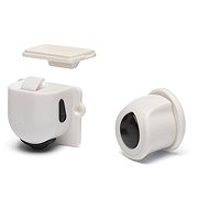 Dooky Magnetické uzávěry skříněk 8 ks a 2 klíče, bílé - Child Safety Lock