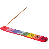 Empt 7 Chakras wooden incense stick holder, 25×4cm - Incense Holder
