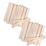 Bafi Wooden depilatory spatulas 2 × 100 pcs - Hair Removal Accessories