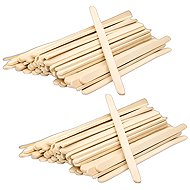 Bafi Depilatory spatulas wooden thin 2 × 100 pcs - Hair Removal Accessories