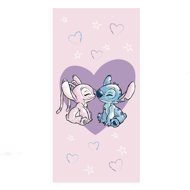 Jerry Fabrics Lilo and Stitch Love 70 × 140 cm - Children's Bath Towel