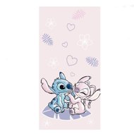 Jerry Fabrics Lilo and Stitch Pink 70 × 140 cm - Children's Bath Towel